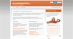 Desktop Screenshot of cursodeinglesfacil.com