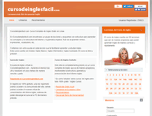 Tablet Screenshot of cursodeinglesfacil.com